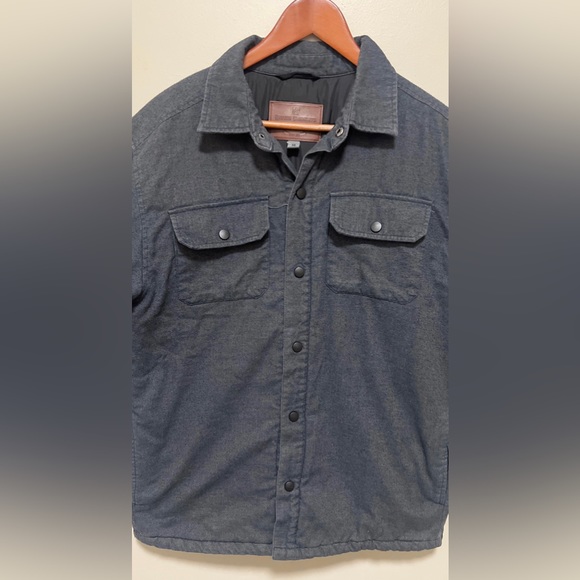 Rugged Elements Mens
Size M Gray Shacked Lined Shirt Jacket Snap-Up - Picture 6 of 9